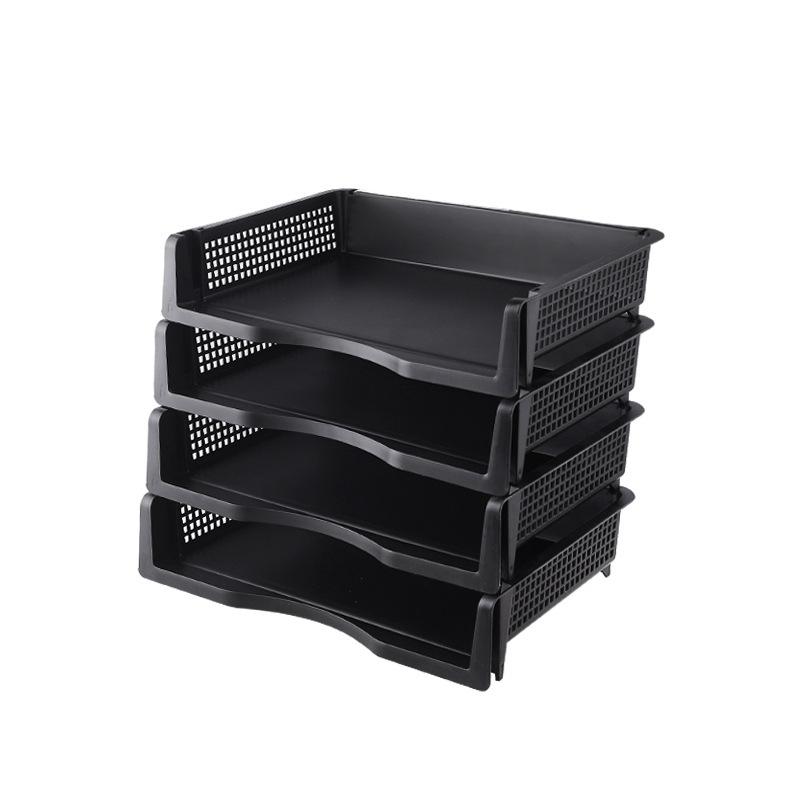 Document Holder Stand - 1/3 Stück Abnehmbarer Kunststoff Büro-Aktenordner-Ständer Mehrschichtiger
