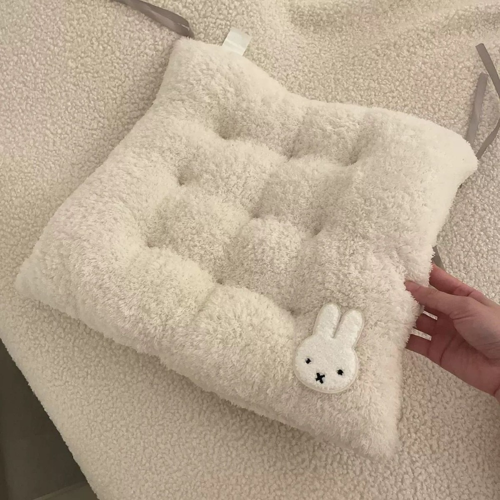 Home Office Sofa - Miffy Rabbit Verdicktes Sitzkissen, niedliches Bürostuhlpolster,