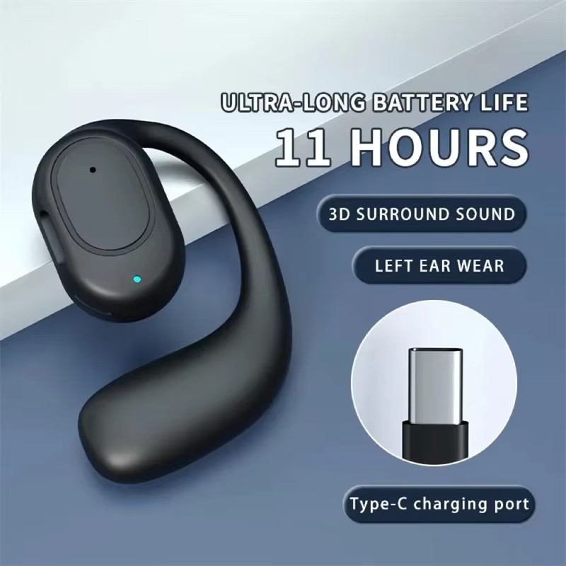 Noise Canceling Headphones - Kabellose Kopfhörer Bluetooth-Headset mit Mikrofon Knochenleitungs-Freisprecheinrichtung