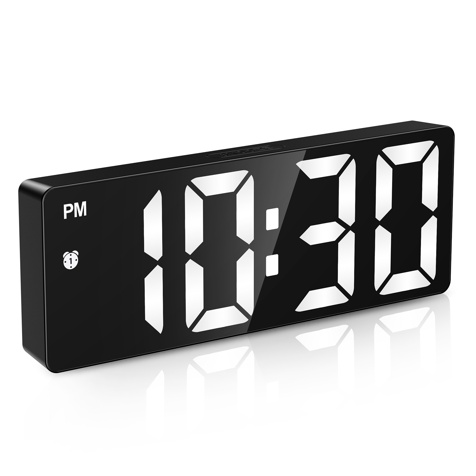 Led Desk Clock - ORIA Verbesserte LED-Uhr, digitale Wecker, elektronische
