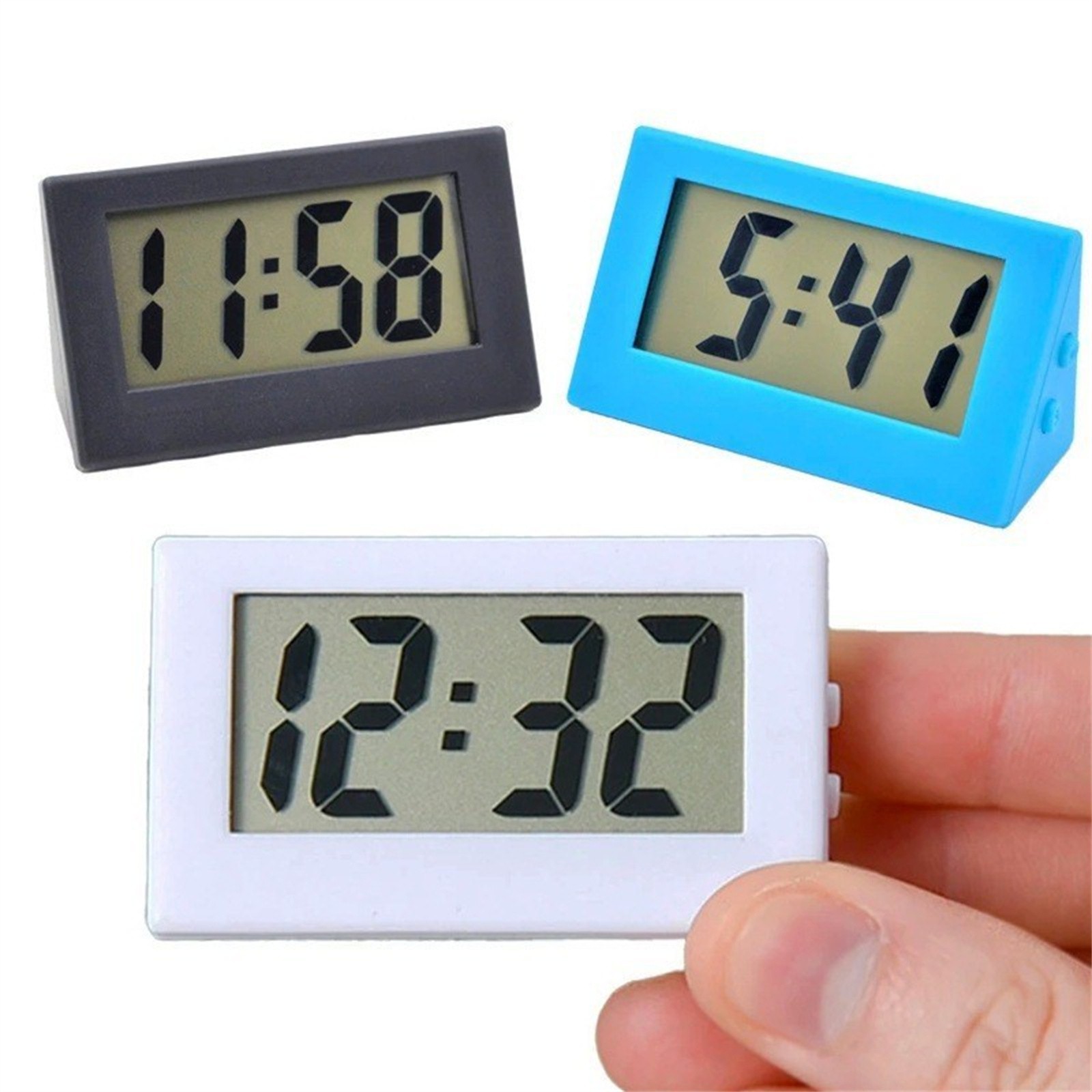 Led Desk Clock - Mini-LED-Uhr, elektronischer digitaler Bildschirm, Tischuhr, tragbar,