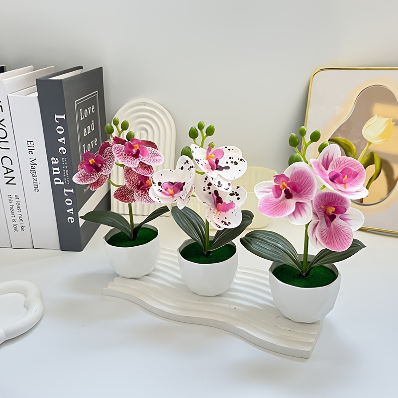 3 Stück Künstliche Phalaenopsi – Plant Desk Mini Bewertung und Preis