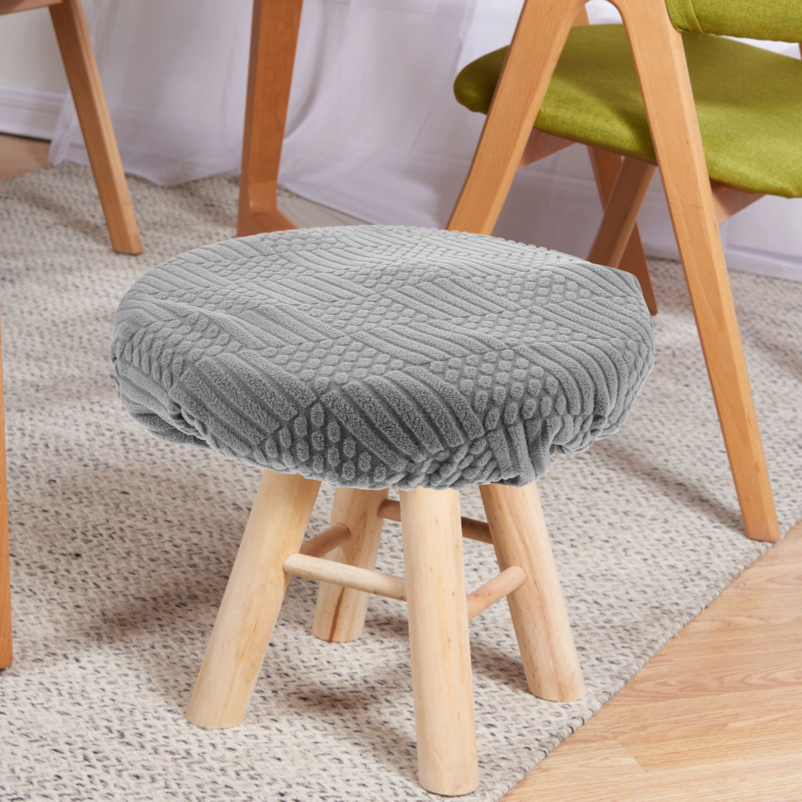 Elastische, runde Stuhlhussen, – Home Office Sofa Bewertung und Preis