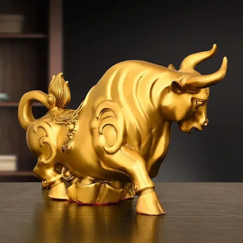 Feng Shui Kupfer Kuh Ornament, – Home Office Marketing Bewertung und Preis