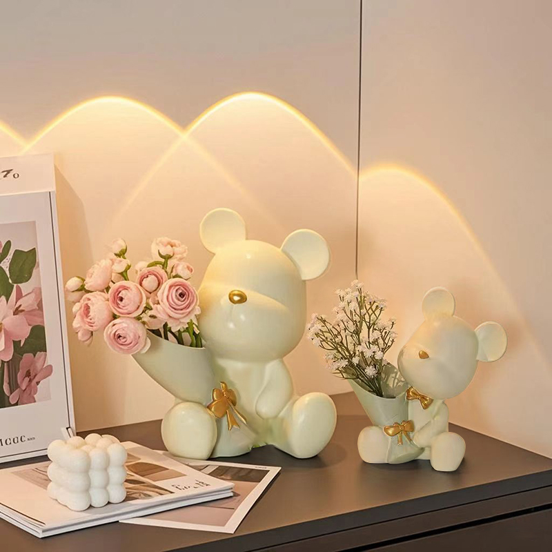 Niedliche Mini-Bär-Vase, kreat – Plant Desk Mini Bewertung und Preis