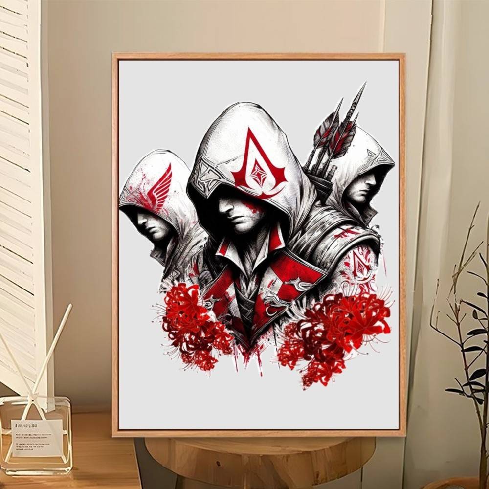 Assassin's Creed-Logo-Poster,  – Home Office Logo Bewertung und Preis
