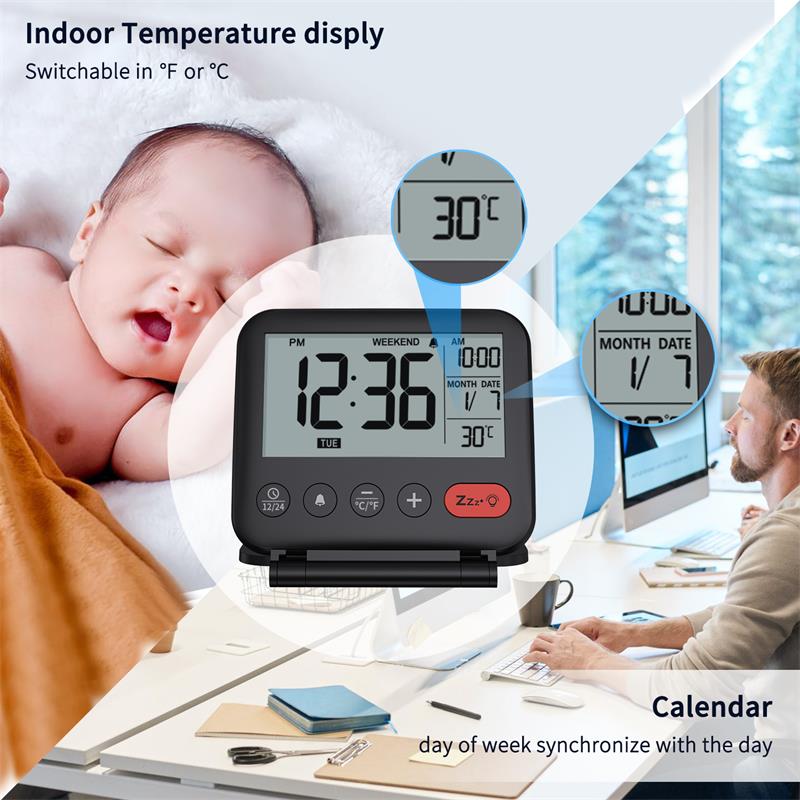 NOKLEAD Digitaler Reisewecker  – Led Desk Clock Bewertung und Preis