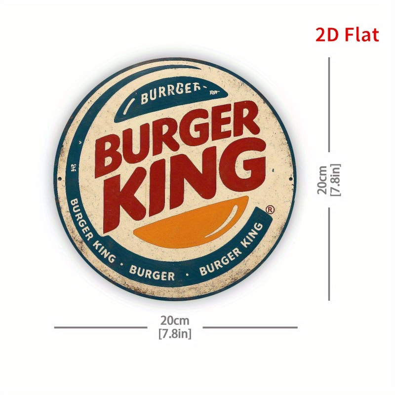 Burger King Retro-Holzlogo – R – Home Office Logo Bewertung und Preis