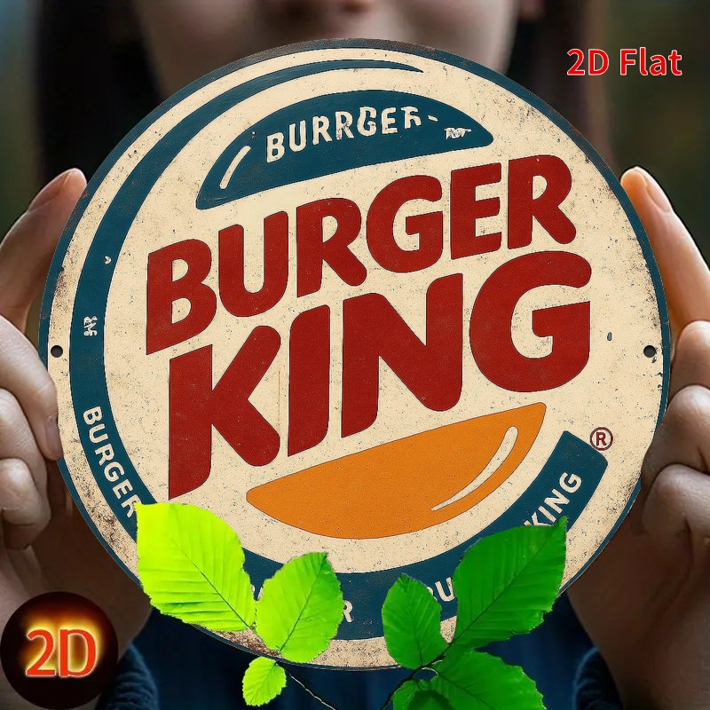 Burger King Retro-Holzlogo – R – Home Office Logo Bewertung und Preis