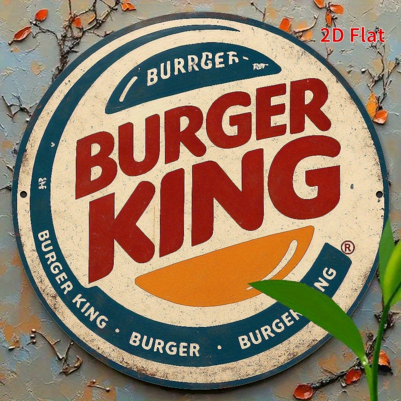 Burger King Retro-Holzlogo – R – Home Office Logo Bewertung und Preis
