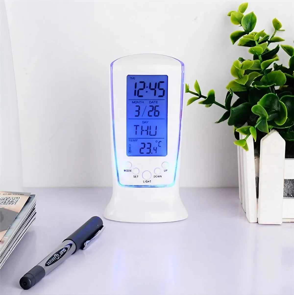 Kalender Uhr Digitale LED Uhr  – Led Desk Clock Bewertung und Preis