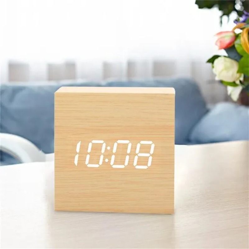 Sprachsteuerung, digitale elek – Led Desk Clock Bewertung und Preis