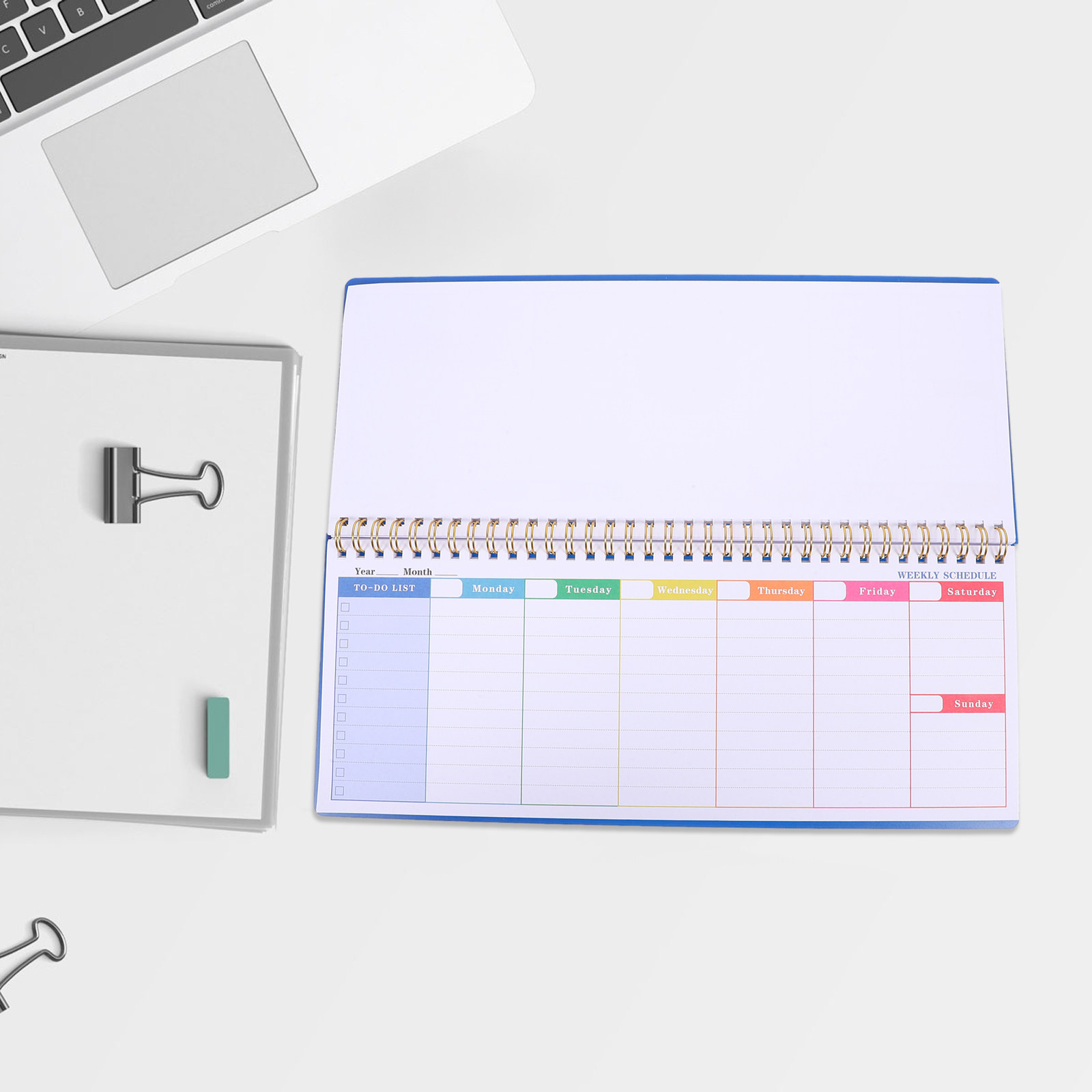 Blauer Wochenplaner, ungedatie – English Home Office Bewertung und Preis