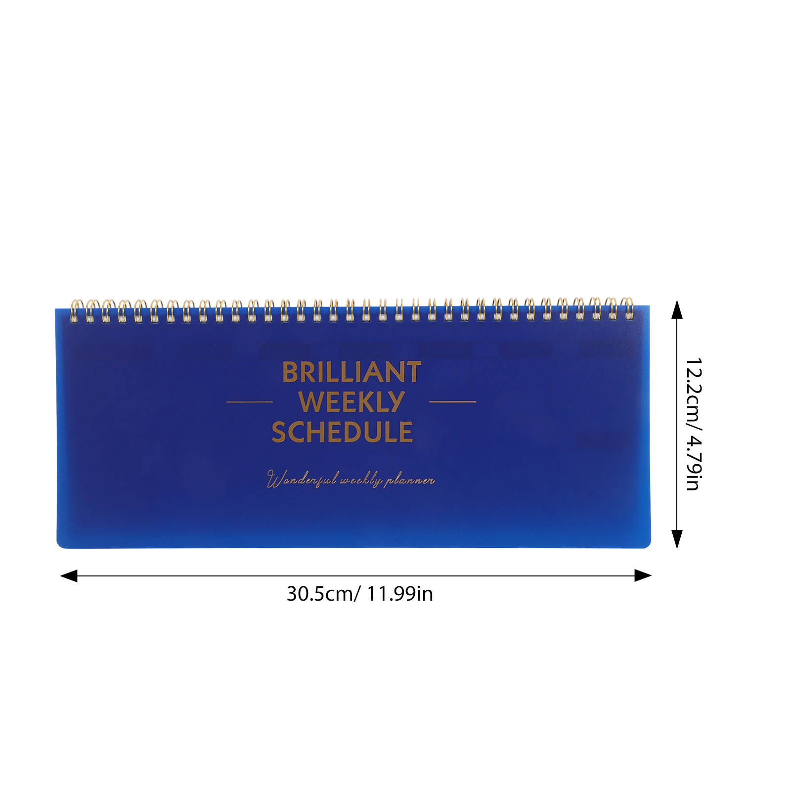 Blauer Wochenplaner, ungedatie – English Home Office Bewertung und Preis