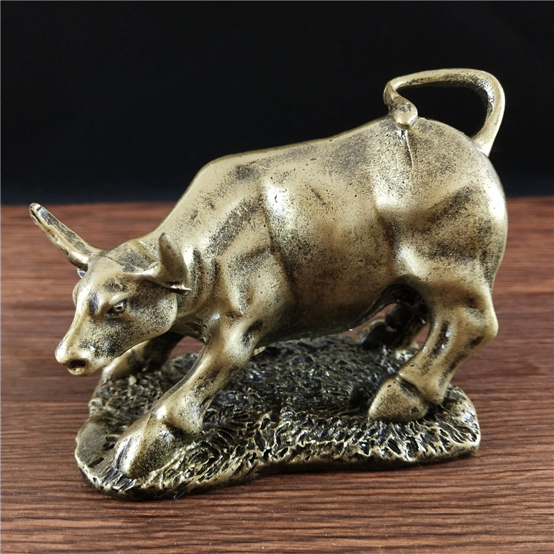 Bronze-Bullenstatue als Wandde – Home Office Marketing Bewertung und Preis