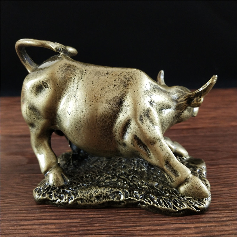 Bronze-Bullenstatue als Wandde – Home Office Marketing Bewertung und Preis