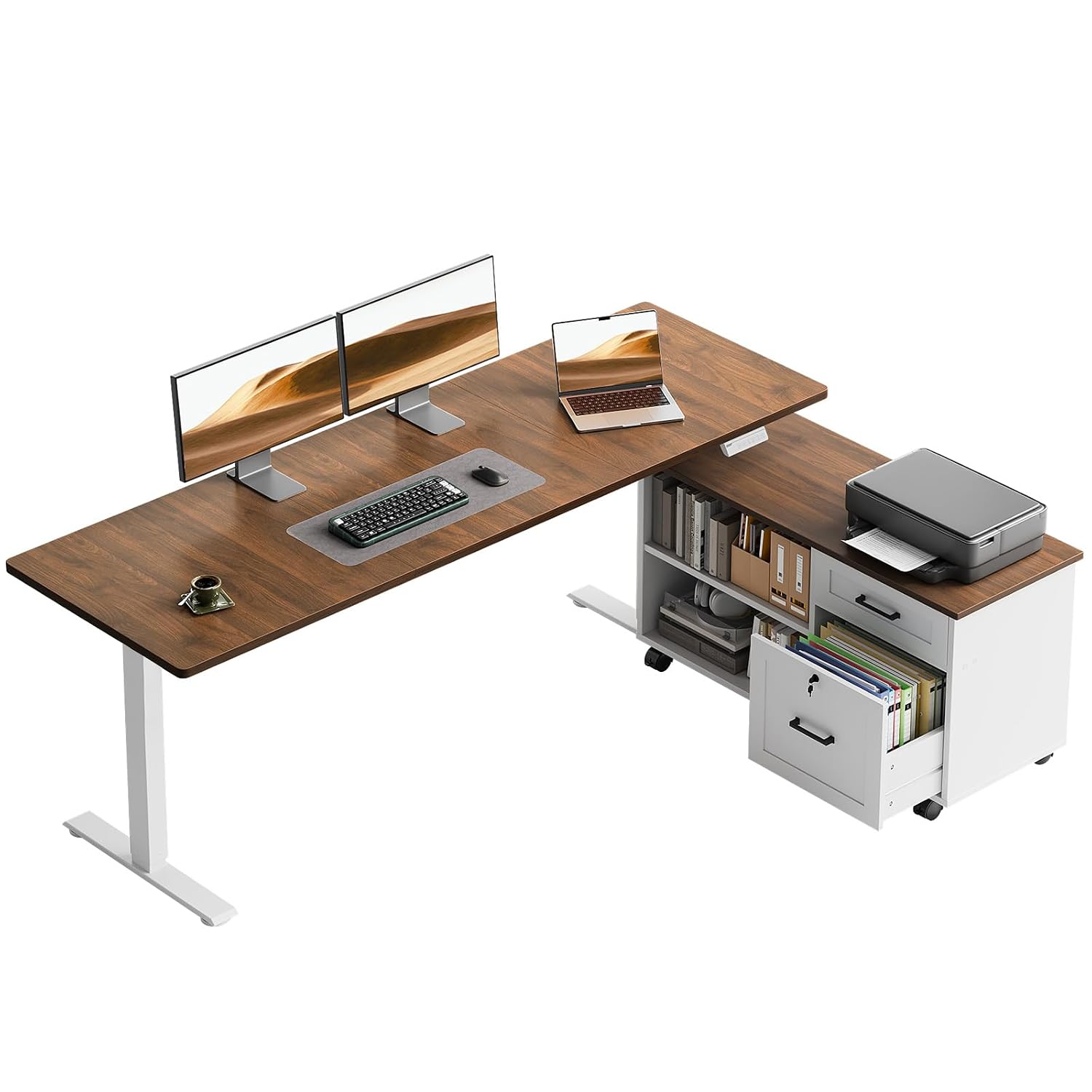 L-förmiger elektrischer Stehsc – Standing Desk Electric Bewertung und Preis