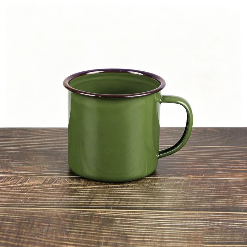 Emaille-Kaffeetassen, bruchsic – Home Office Logo Bewertung und Preis