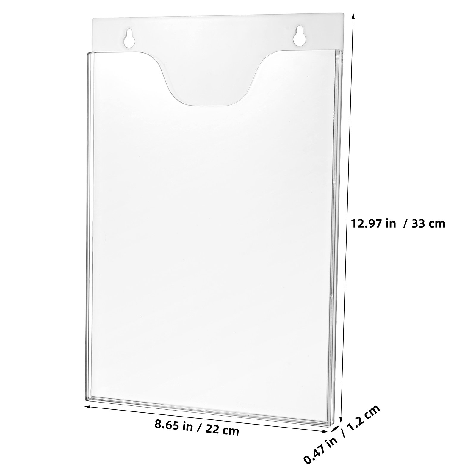 2 Stück vertikaler Acryl-Wand- – Document Holder Stand Bewertung und Preis