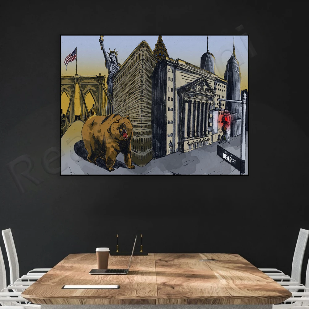 Bärenkunstwerk |   New York |  – Home Office Marketing Bewertung und Preis