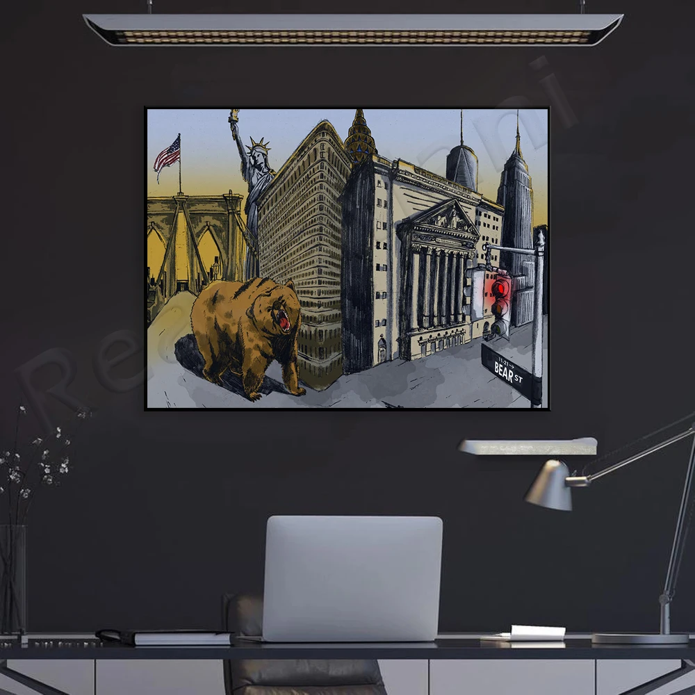 Bärenkunstwerk |   New York |  – Home Office Marketing Bewertung und Preis