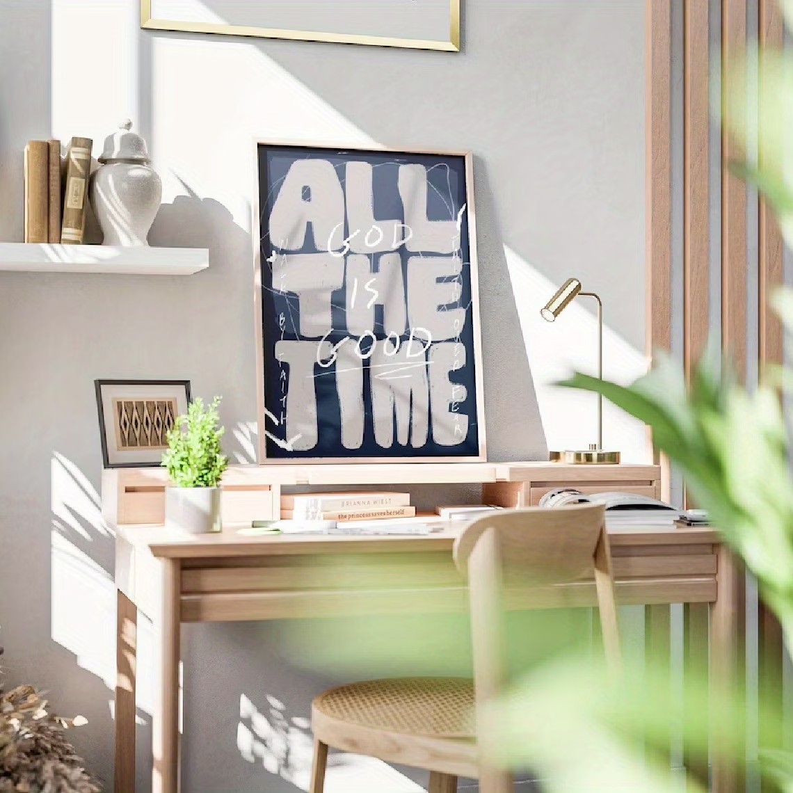 Gott ist immer gut, inspiriere – Home Office Inspiration Bewertung und Preis