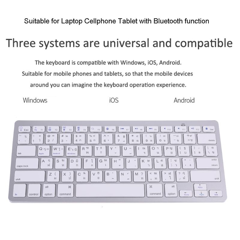 78-key Thai Drahtlose Tastatur – English Home Office Bewertung und Preis