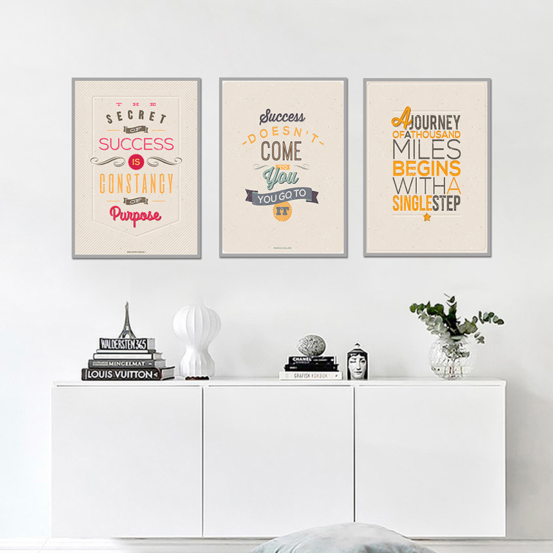 Motivations plakate inspiriere – English Home Office Bewertung und Preis